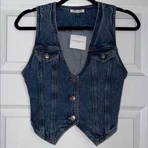 Blue Denim Vest